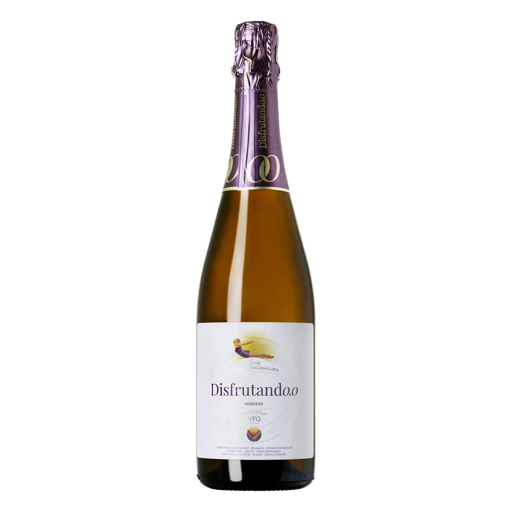 Espumante branco sem álcool Disfrutando 0.0% uva Verdejo