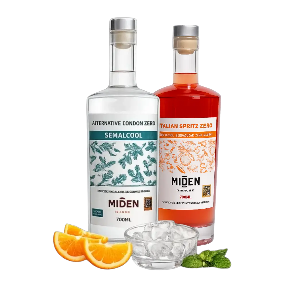kit do drink sem álcool negroni miden