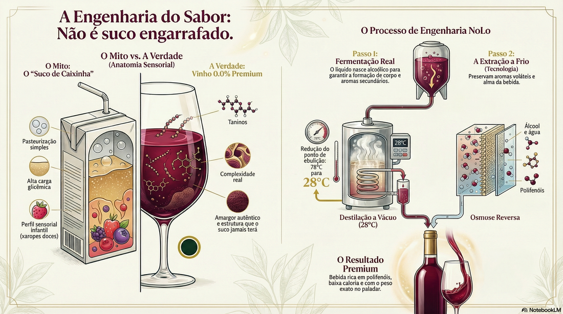 vinho 0.0% ou até 0,5%? Qual a diferença?