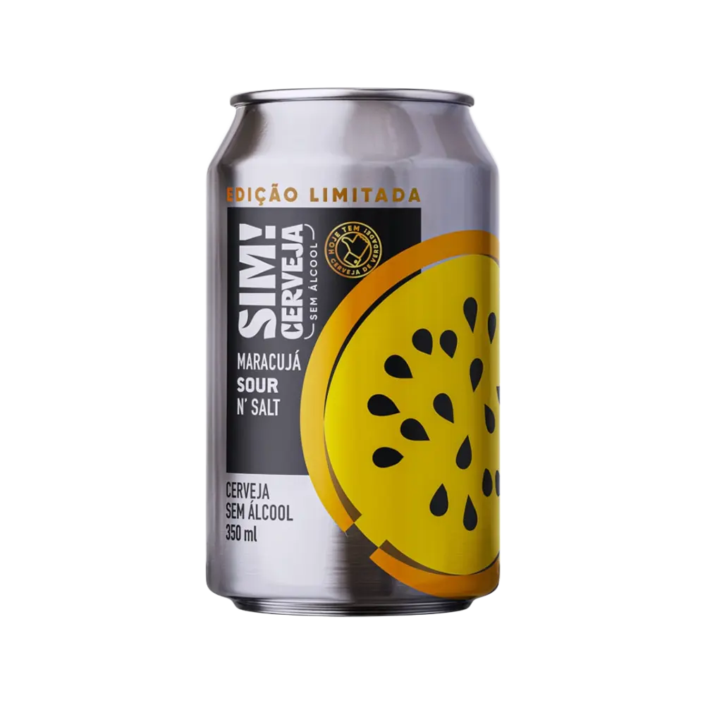 cerveja sem alcool maracuja sour n salt sim