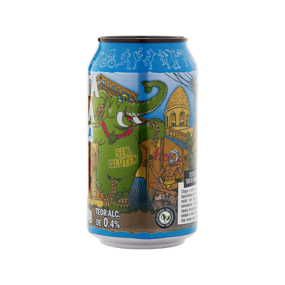 lata da cerveja sem alcool roleta russa easy ipa com imagem de um elefante