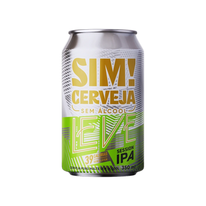 cerveja sem alcool da sim leve session ip -lata frontal