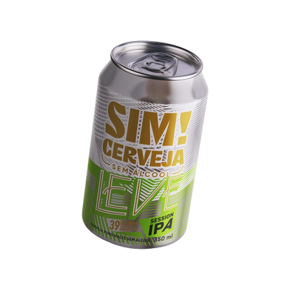 cerveja sem alcool da sim leve session ipa-lata inclinada frente