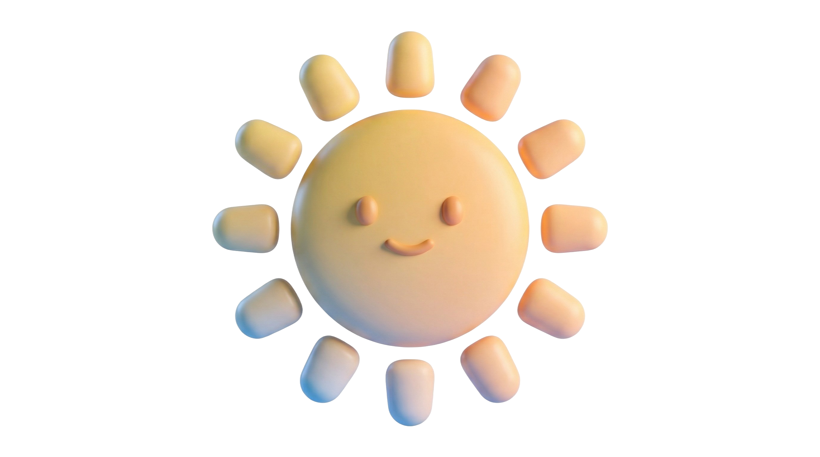 emoji de sol 3d