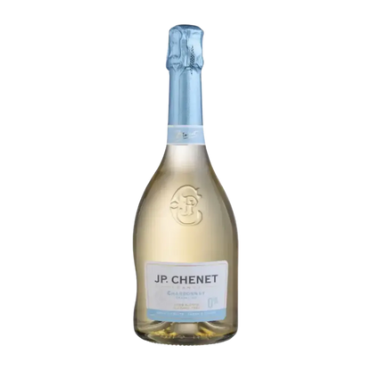 garrafa de espumante sem alcool branco chardonnay da jp chenet