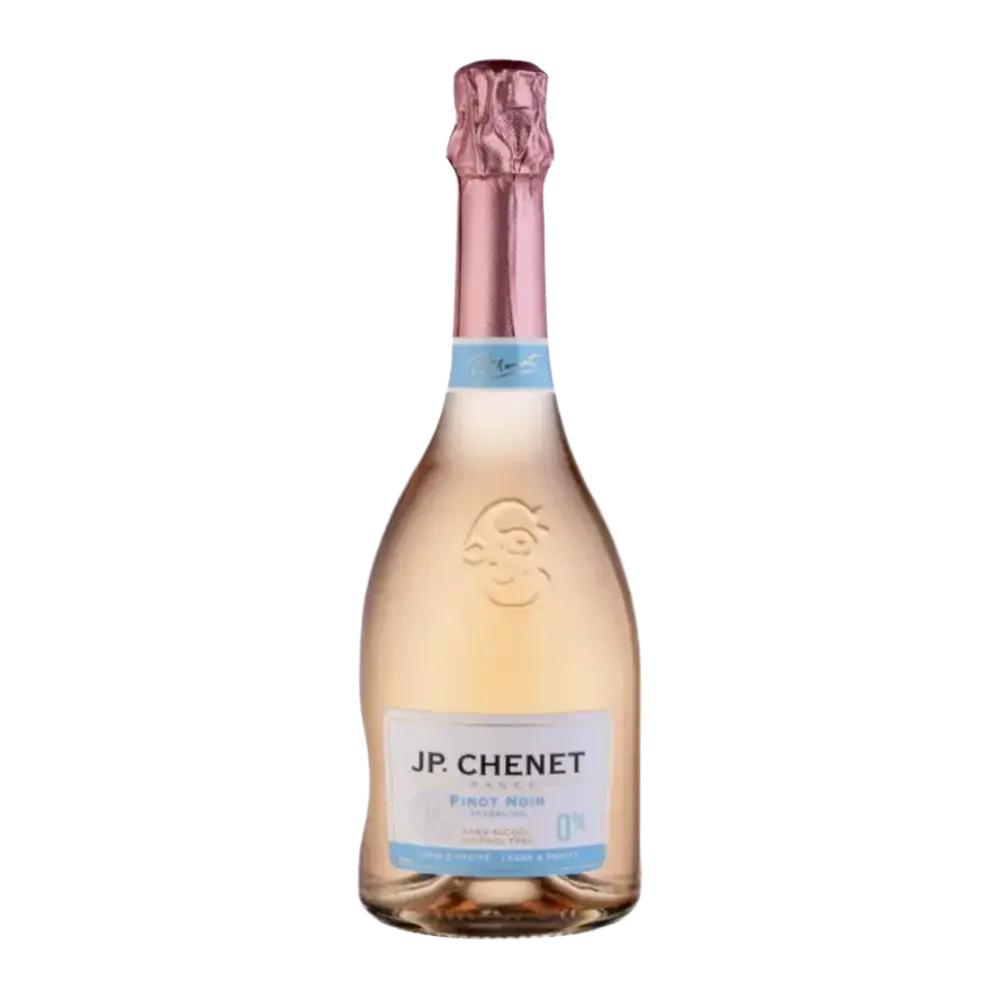 garrafa de espumante sem alcool rosé pinot noir da jp chenet