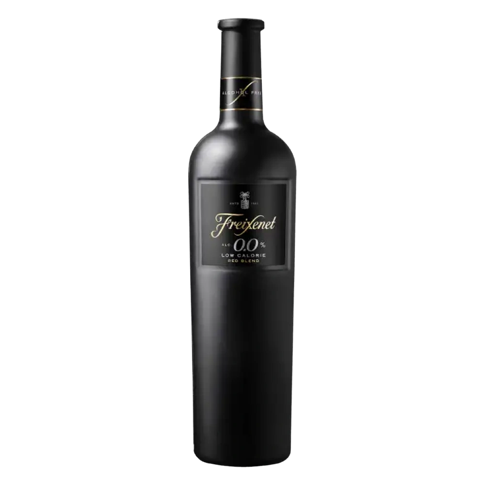 Garrafa de Vinho Sem Álcool  0.0% estilo Tinto Freixenet de frente