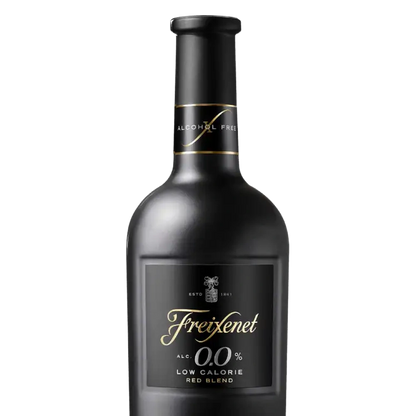 Topo da garrafa de Vinho Sem Álcool 0.0% estilo Tinto Freixenet baixa caloria