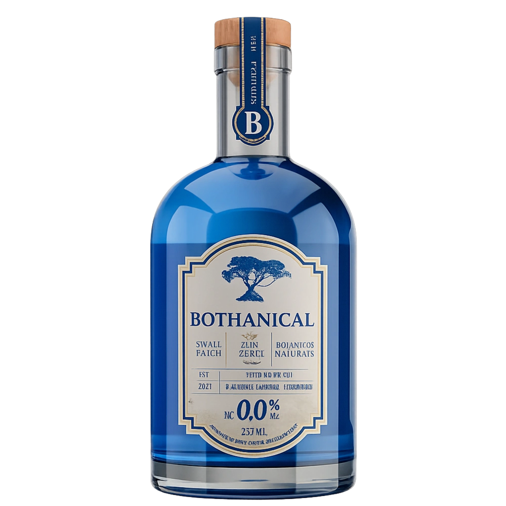 gin sem alcool bothanical garrafa de frente