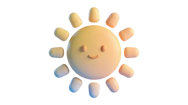 icone em formato de sol