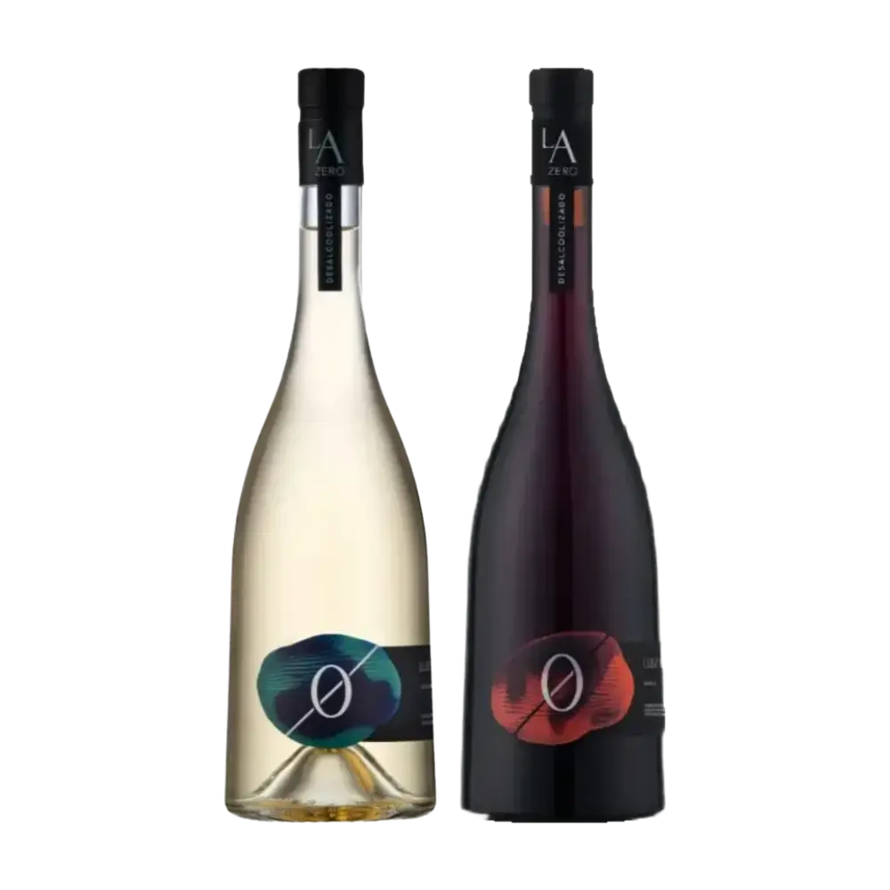 selecao de vinhos luiz argenta com um shiraz tinto e um cabernet sauvigon branco