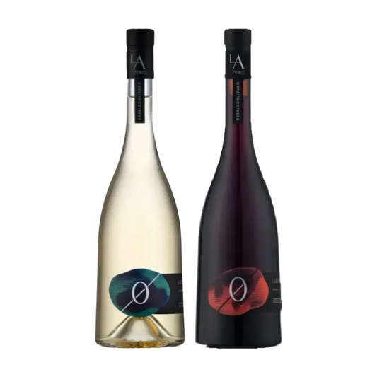 selecao de vinhos luiz argenta com um shiraz tinto e um cabernet sauvigon branco