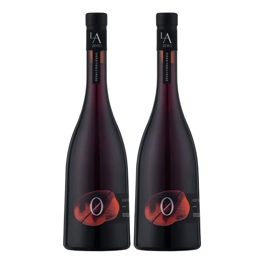 selecao de vinhos sem alcool luiz argenta tinto com 2 rotulos